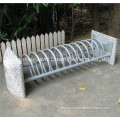 Outdoor bike rack steel spiral cycle stand